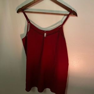 red tank top